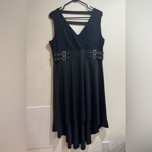 NWT rosegal lace midi black dress sz L